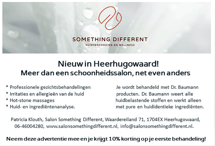 Advertentie Salon Something Different